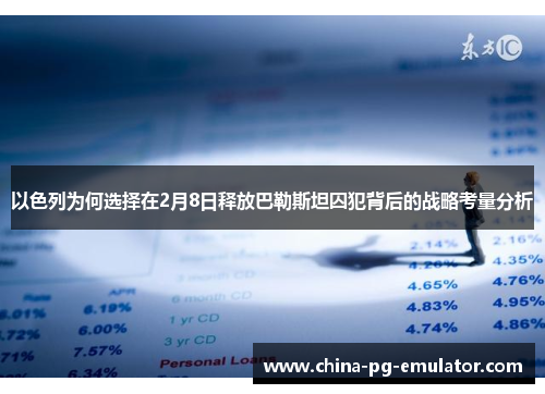 以色列为何选择在2月8日释放巴勒斯坦囚犯背后的战略考量分析